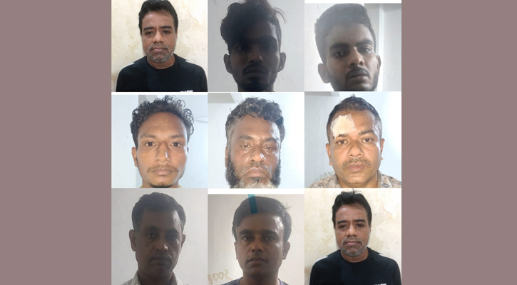 হাতিরঝিলে বিভিন্ন অপরাধে গ্রেপ্তার ৯